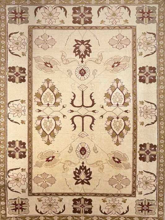Hand-Knotted Pishawar Rug -  7’x9’3”