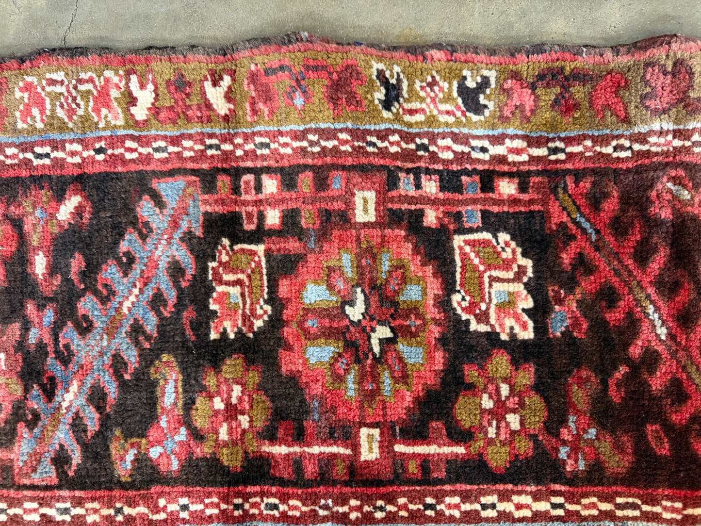 Hand-Knotted Persian Heriz Rug - 10’3”x13’3”