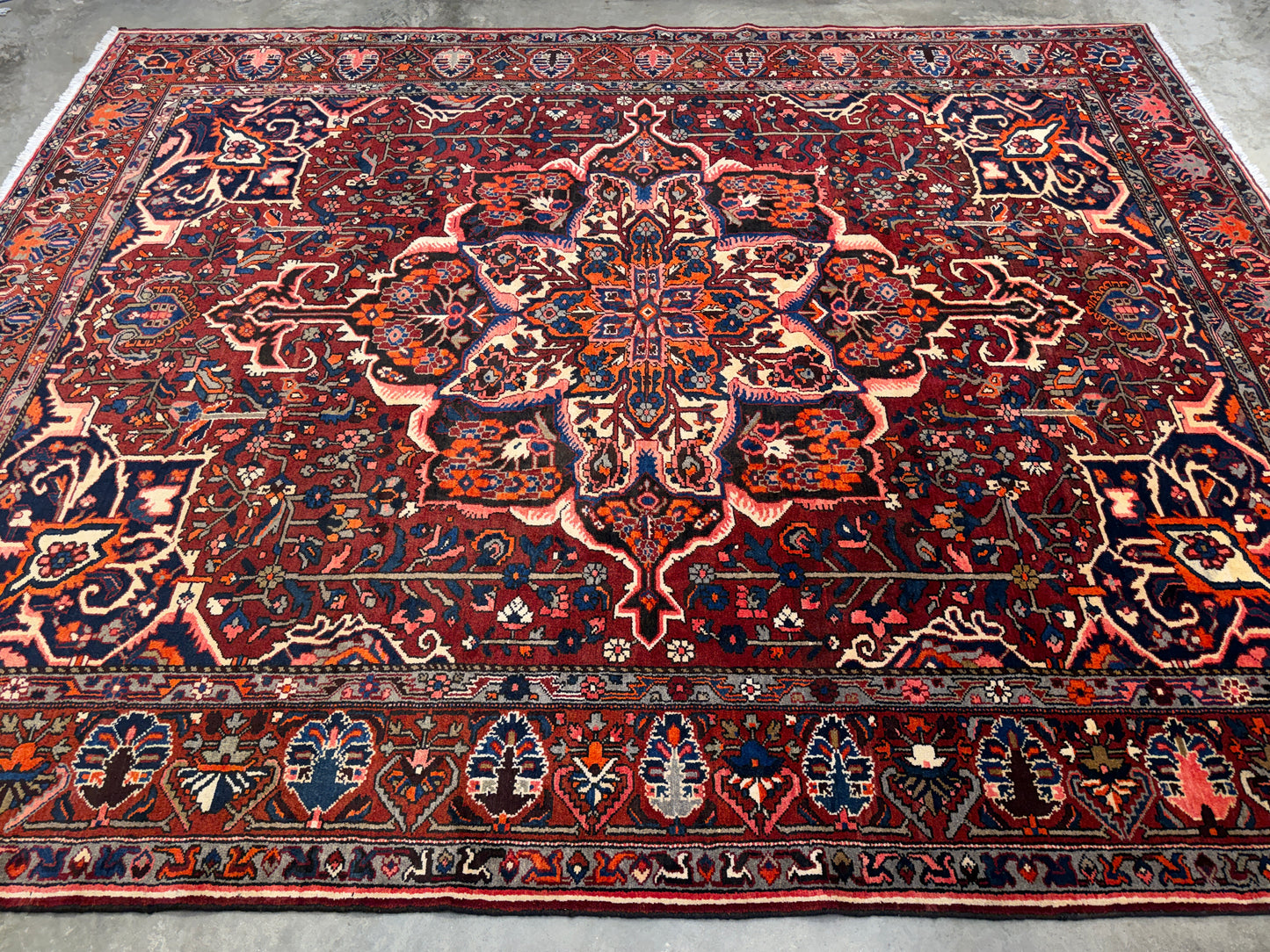 10’2”x13’ Hand-Knotted Persian Bakhtiari Area Rug