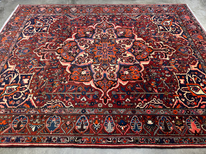 10’2”x13’ Hand-Knotted Persian Bakhtiari Area Rug