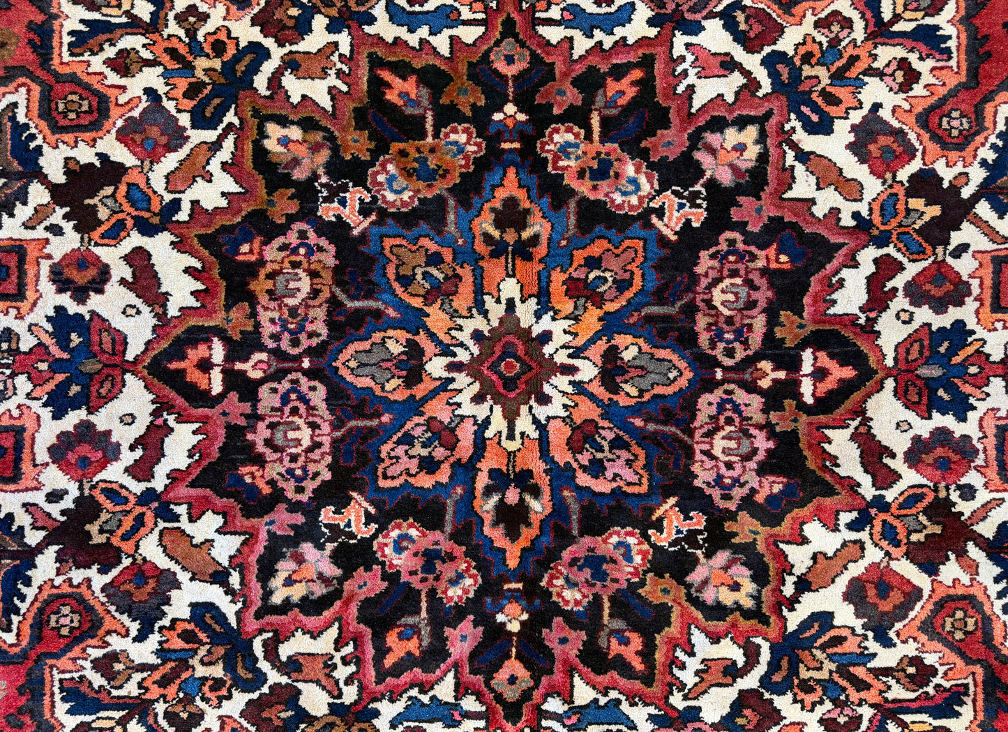 Hand-Knotted Persian Bakhtiari Rug - 11’4”x12’7”