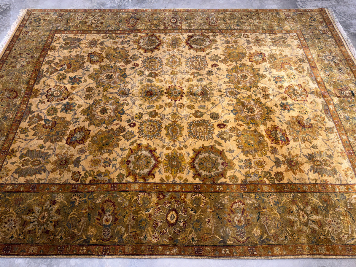 Hand-Knotted Agra Rug - 9’x12’