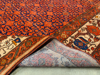 Antique Hand-Knotted Persian Malayer Runner - 6’9”x16’4”