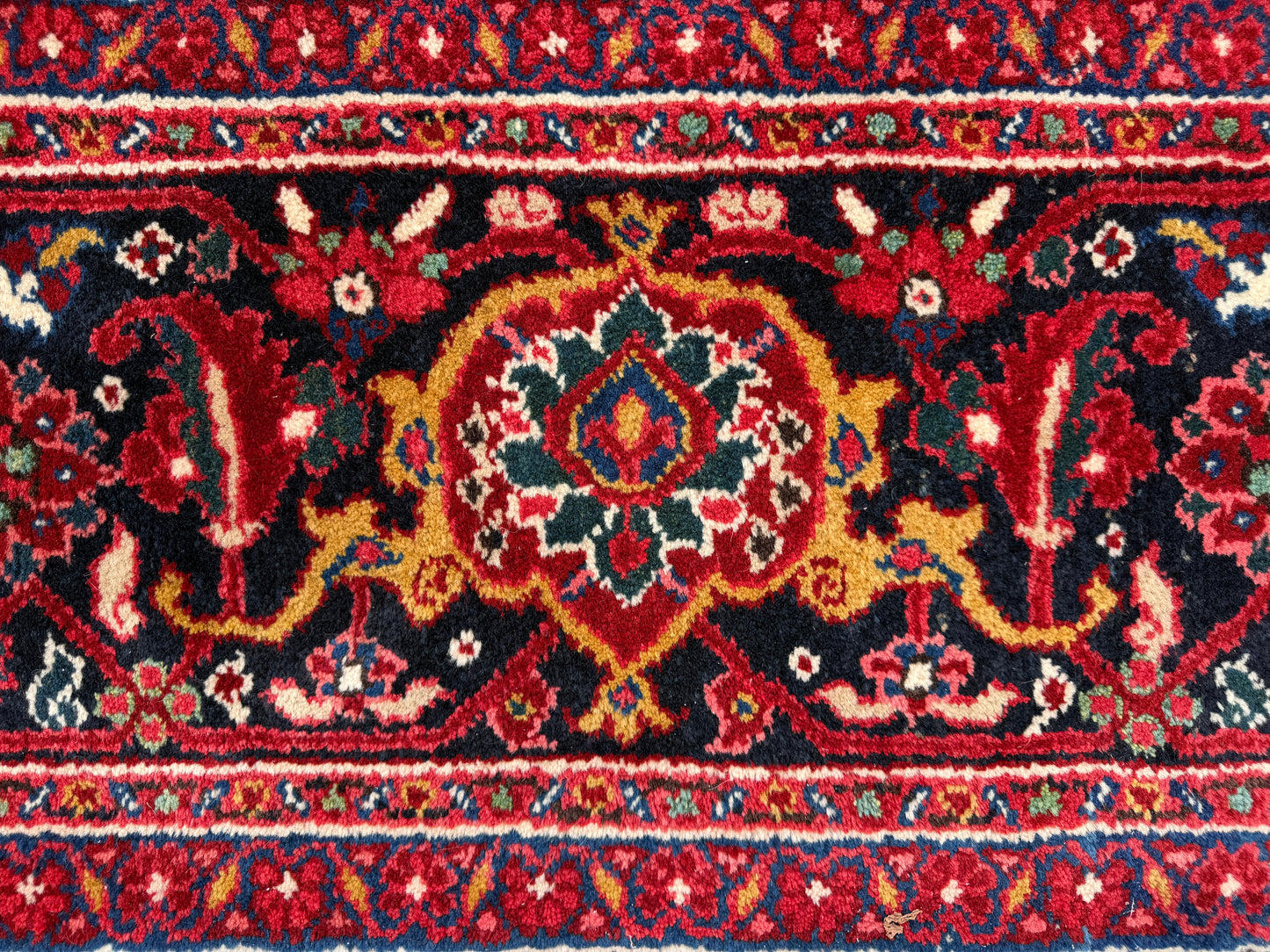Hand-Knotted Persian Heriz Rug - 11’3”x15’8”