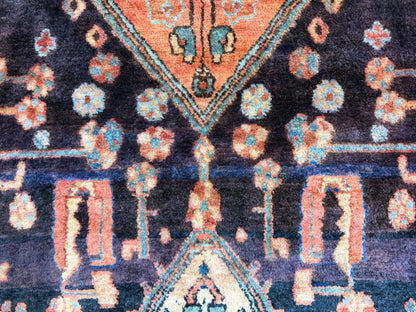 Hand-Knotted Persian Nahavand Rug - 5’7”x10’10”
