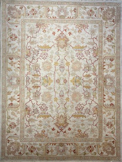 Hand-Knotted Oushak Rug - 8’1”x10’8”