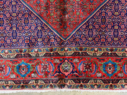 10’x13’ Hand-Knotted Wool Bidjar Persian Area Rug 10x13 Handmade Carpet