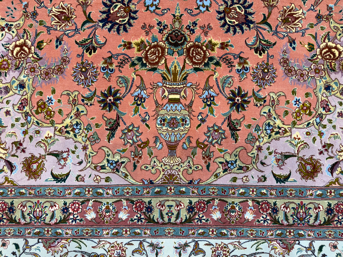 9’7”x14’ Hand-Knotted 70 Raj Persian Tabriz Rug - Signed Beirami