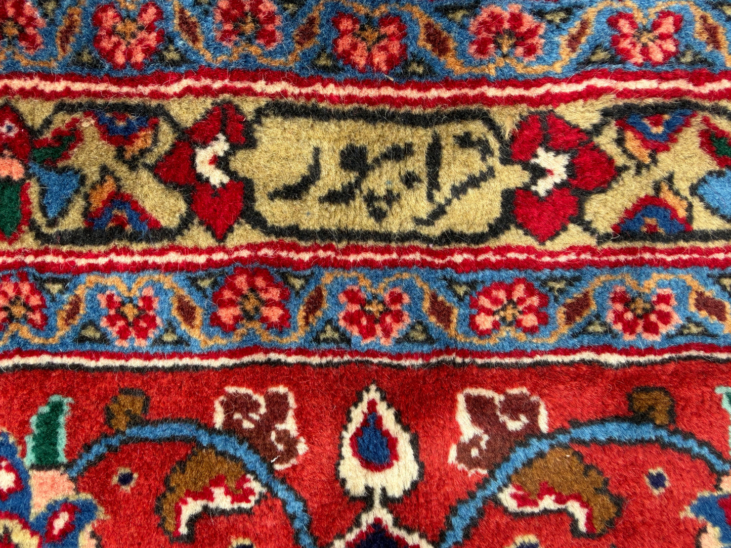 Hand-Knotted Persian Herati Rug - Signed Torabpour - 13’x15’9”