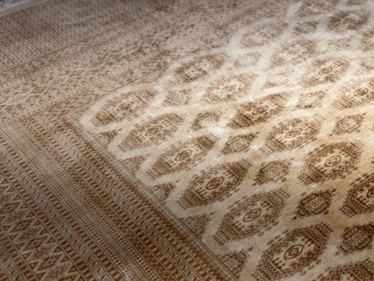 Hand-Knotted Bokhara Rug - 10’3”x14’3”