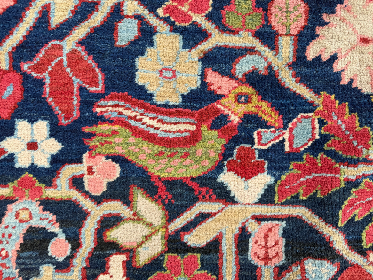 Hand-Knotted Antique Persian Heriz Rug - 12’6”x22’6”