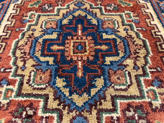 Hand-Knotted IndoHeriz Rug - 2’x3’