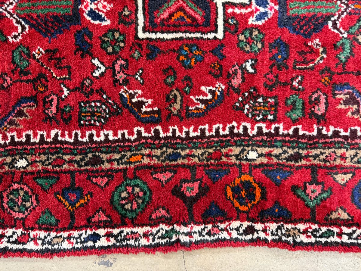 Hand-Knotted Persian Nahavand Rug - 5’1”x8’11”