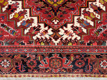 Hand-Knotted Persian Heriz Rug - 10’x13’