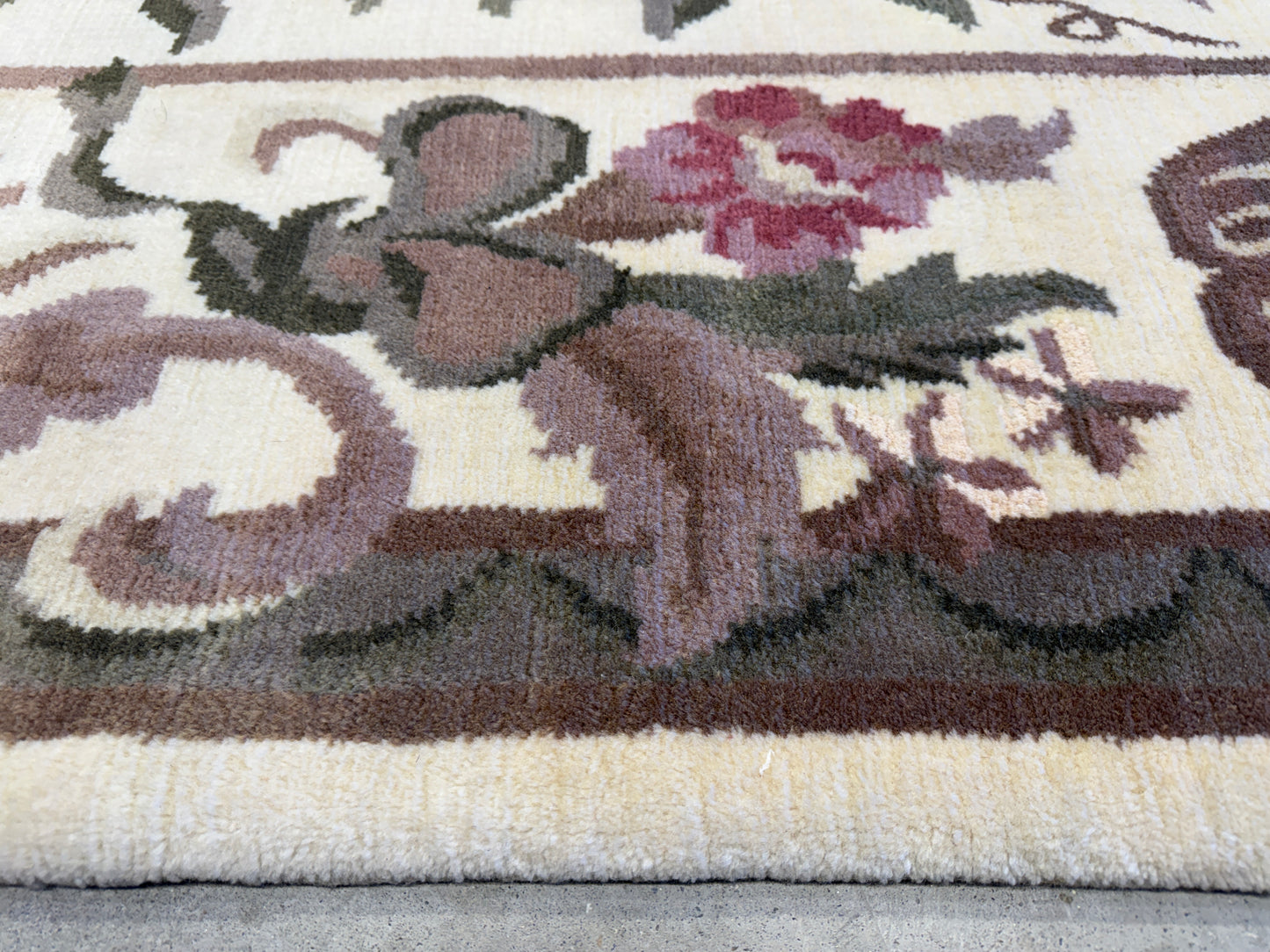 Hand-Knotted Floral Rug - Signed - 8’x10’