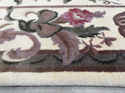 Hand-Knotted Floral Rug - Signed - 8’x10’