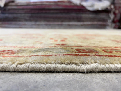 8’4”x10’ Hand-Knotted Wool Oushak All-over Area Rug