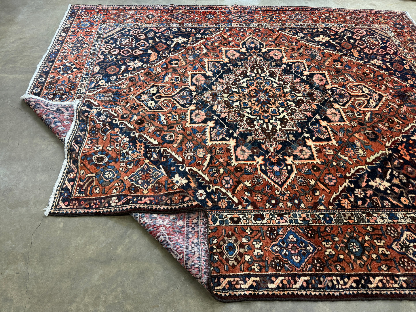 Hand-Knotted Persian Bakhtiari Rug - 10’3”x12’6”