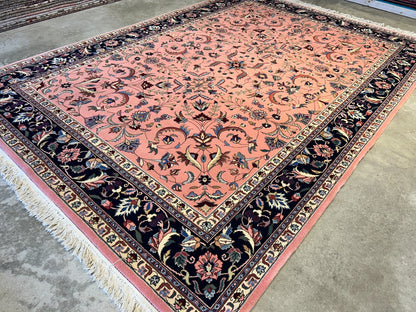 9'x12' Hand-Knotted 100% Wool Pile Romanian Rug