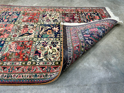 3'5"x4'10" Hand-Knotted 100% Lamb Wool Bakhtiarie Carpet - Area Rug