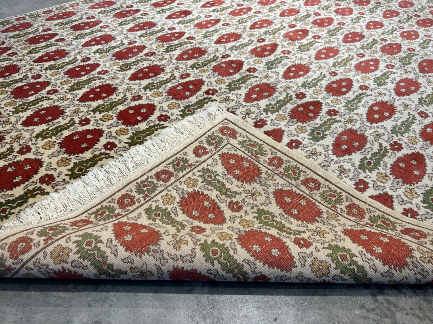 6'1"x9'2" Hand-Knotted 100% Wool Pile Turkish Carpet - Area Rug