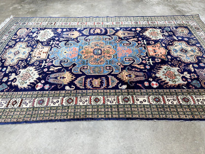 6'x9'10" Hand-Knotted 100% Wool Pile Ardabile Carpet - Area Rug