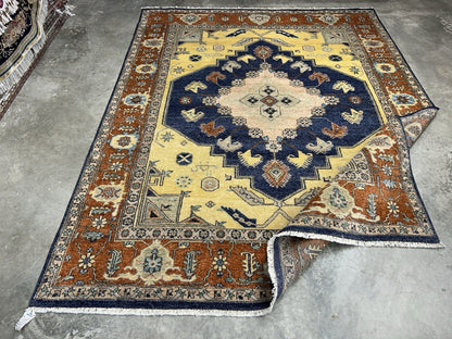 8’x10’1” Hand-Knotted 100% Wool Pile Indoserapi Area Rug - Carpet
