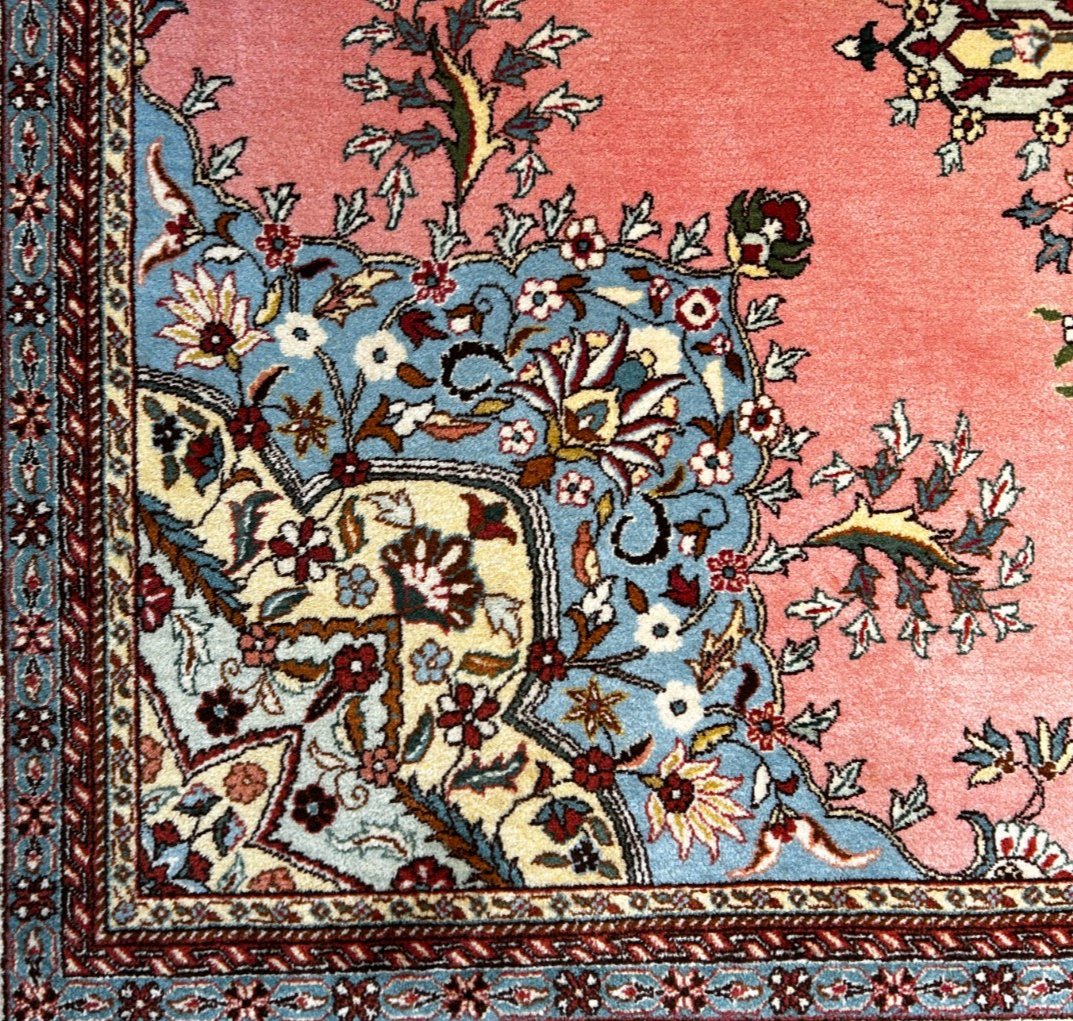 8'4" x 11'10'' Hand-Knotted 100% Wool Pile Romany Area Rug