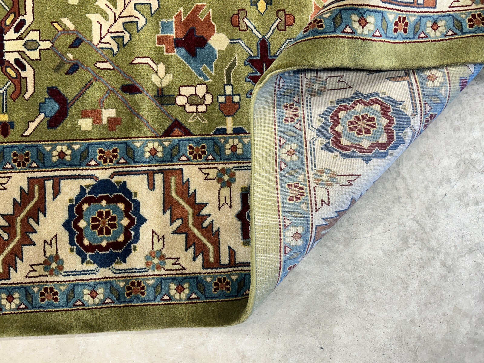 8'10"x11'8" Hand-Knotted 100% Wool Pile Oriental Rug