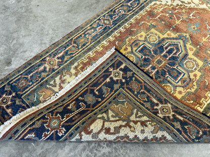 3’1”x5’ Hand-Knotted 100% Wool Indoserapi Area Rug - Carpet