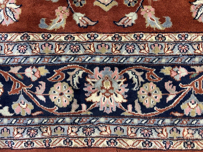 8’1”x9’11” Hand-Knotted 100% Wool Pile Oriental Area Rug - Carpet