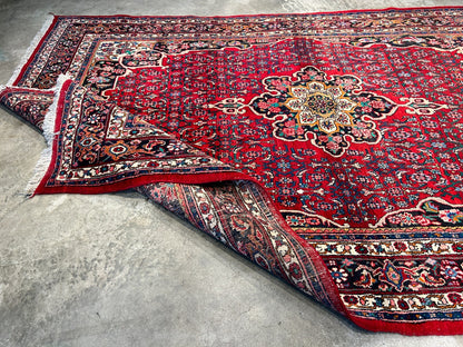 6'7"x10'6" Hand-Knotted 100% Wool Pile Bidjare Carpet - Area Rug