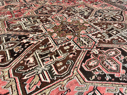 8'5"x11'10" Hand-Knotted 100% Wool Pile Herize Rug