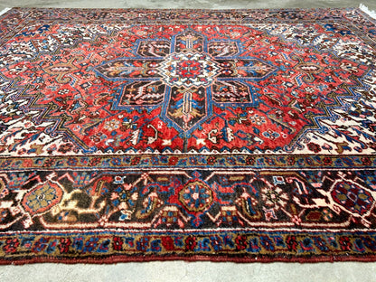 6'6"x8'10" Hand-Knotted 100% Wool Herize Carpet - Area Rug