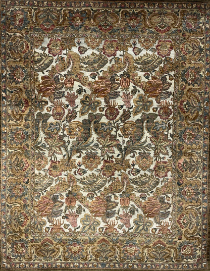 8’x10’ Hand-Knotted 100% Wool Pile Oriental Area Rug - Carpet