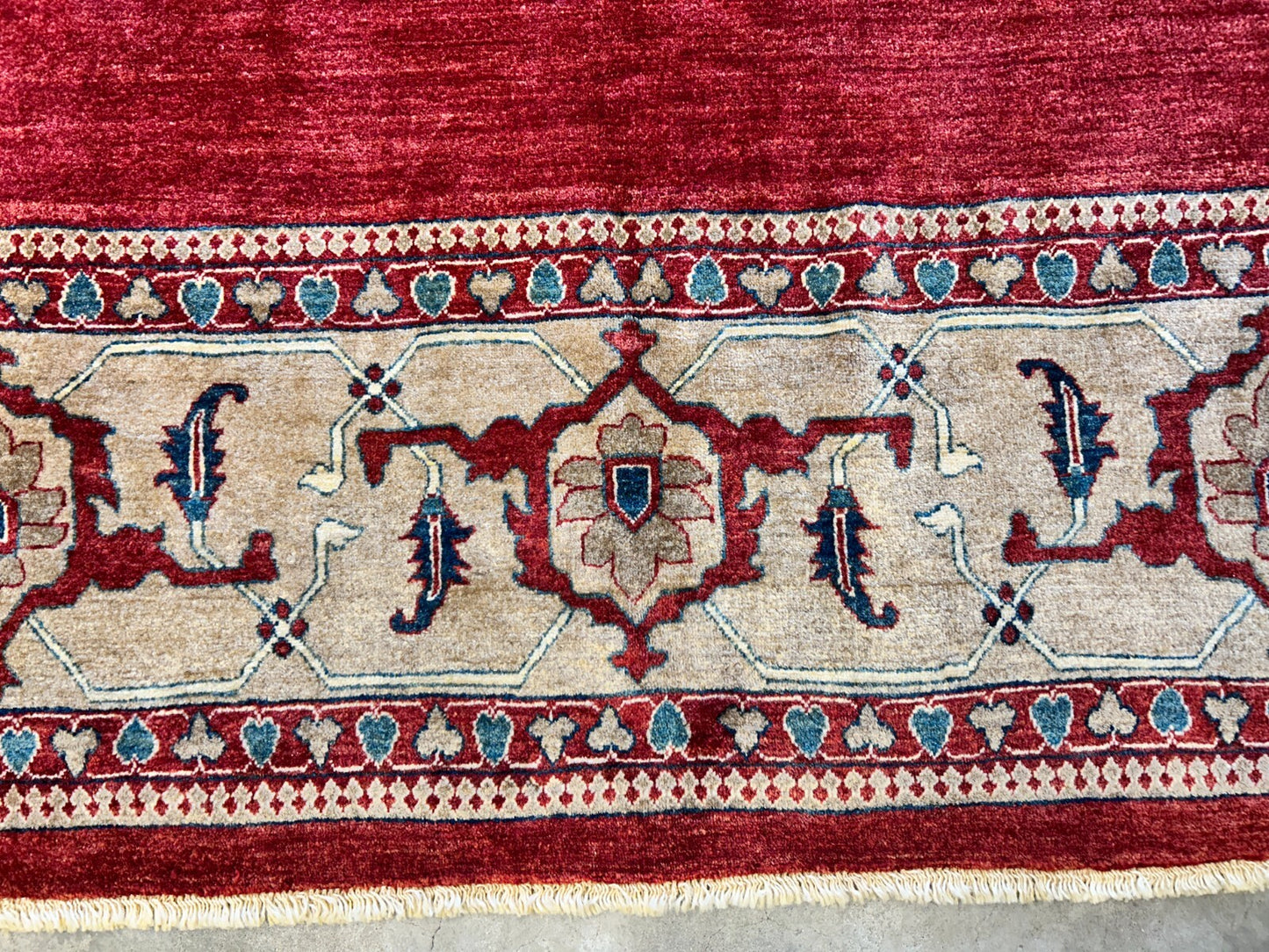 8'10"x11'8" Hand-Knotted 100% Wool Pile Tabrize Rug