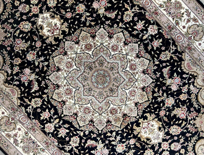 6'x9' Hand-Knotted 100% Wool Pile SinoPersian Carpet - Area Rug
