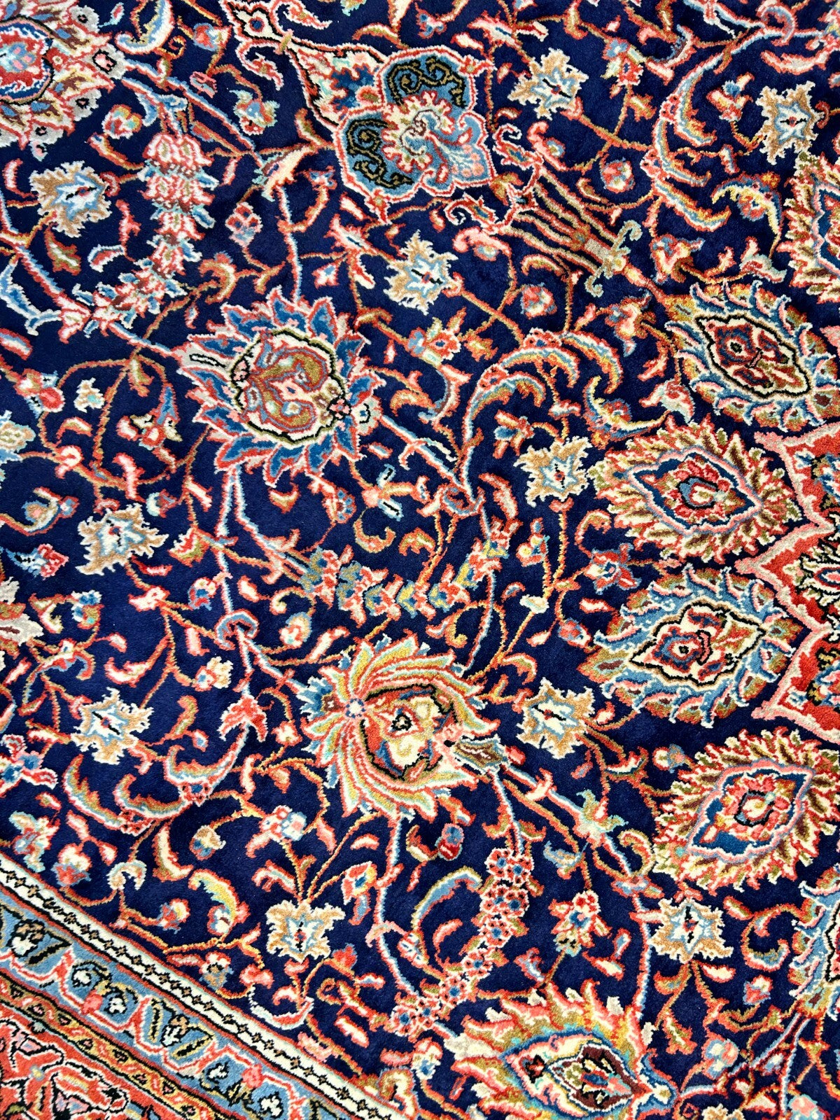 8'8"x12'6" Hand-Knotted 100% Wool Pile Kashmare Rug