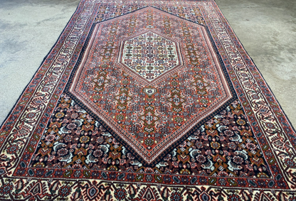 2'11"x4'11'' Hand-Knotted 100% Wool Bidjare Area Rug - Area Carpet