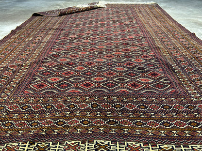 6'3"x9'2" Hand-Knotted 100% Wool Carpet - Bokhara Area Rug