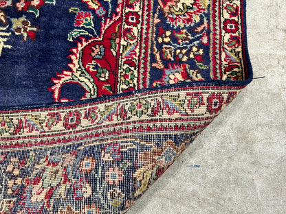 6'7"x9'9" Antique Hand-Knotted Wool Oriental Rug - Area Carpet
