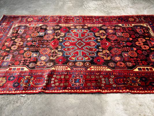 5'0" x 9'10" Hand-Knotted 100% Wool Carpet - Nahavande Area Rug