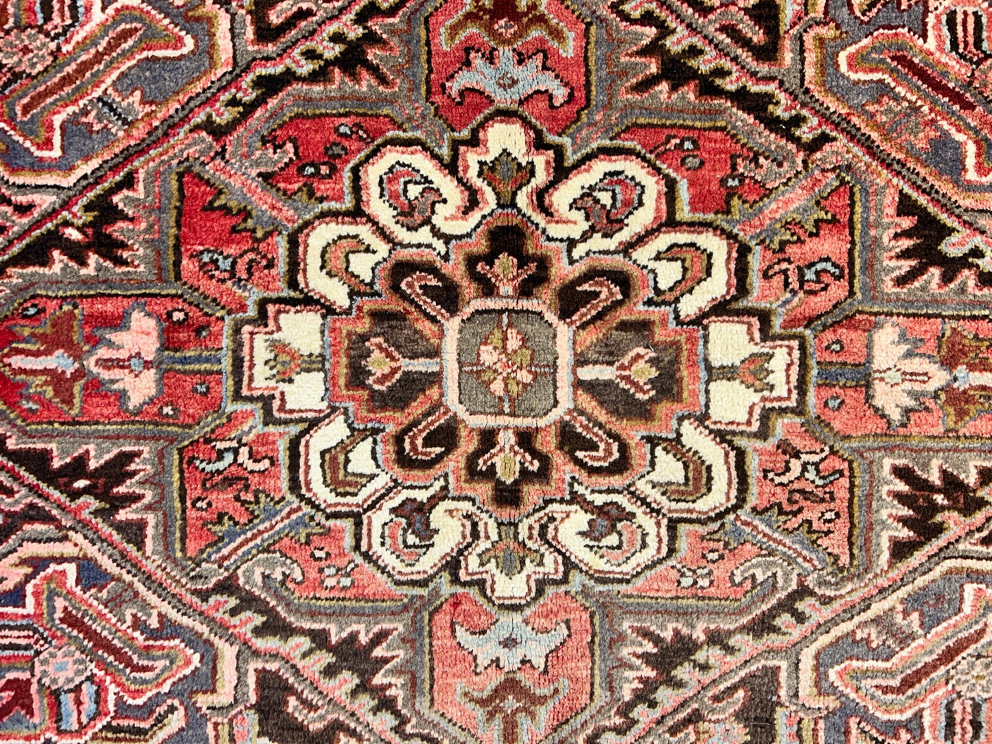 9'x11'9" Hand-Knotted 100% Wool Pile Herize Rug