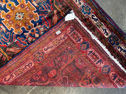 4'8" x 9'3" Hand-Knotted 100% Wool Pile Nahavande Area Rug - Carpet