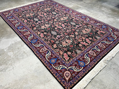 6'x9' Hand-Knotted 100% Wool Pile SinoPersian Carpet - Area Rug