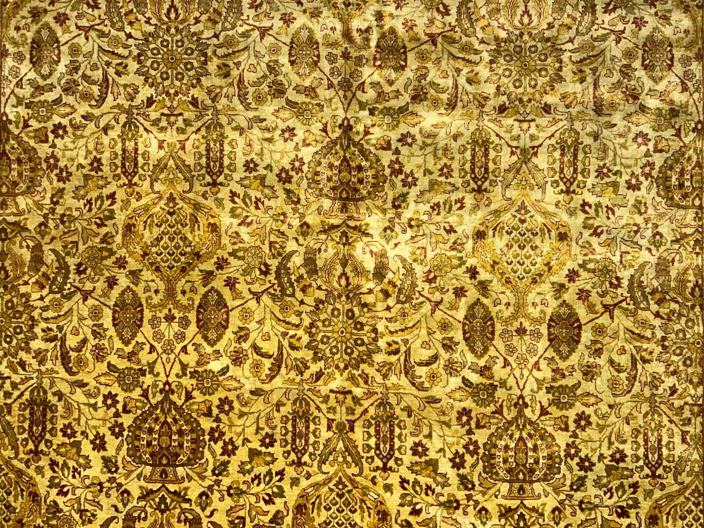 9'x11'9" Hand-Knotted 100% Wool Pile Oriental Rug