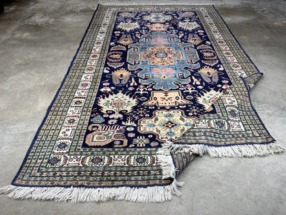 6'x9'10" Hand-Knotted 100% Wool Pile Ardabile Carpet - Area Rug