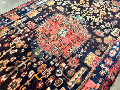 5'1" x 8'8" Hand-Knotted 100% Wool Carpet - Nahavande Area Rug