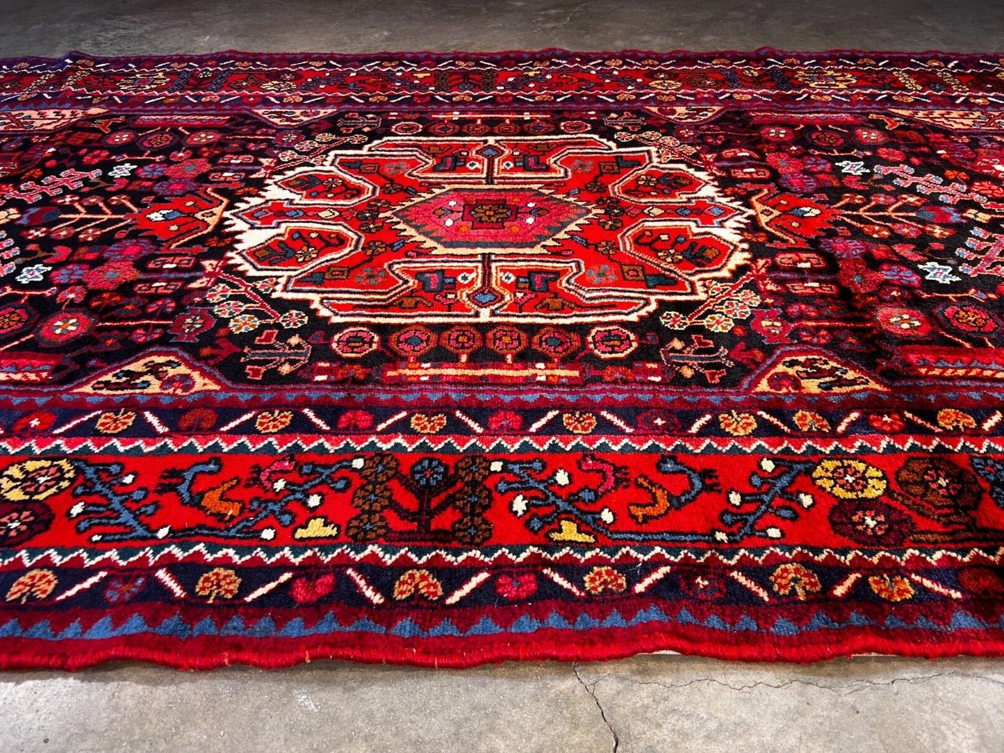 4'10" x 9'8" Hand-Knotted 100% Wool Carpet - Hamedane Area Rug