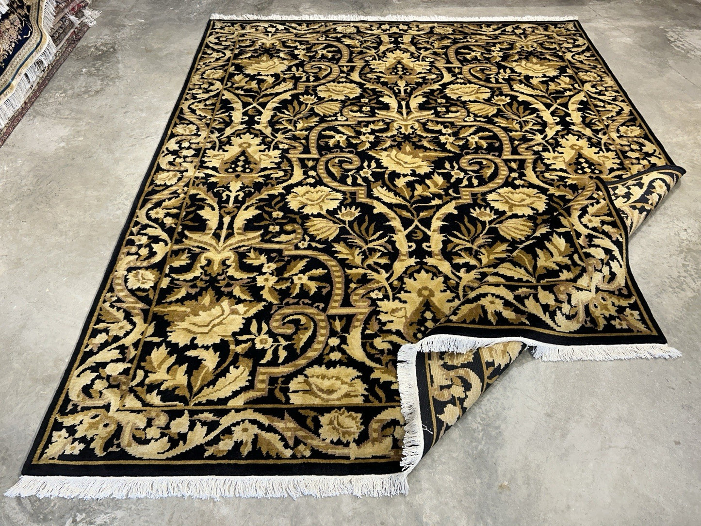 8’x10’ Hand-Knotted 100% Wool Pile Oriental Area Rug - Carpet